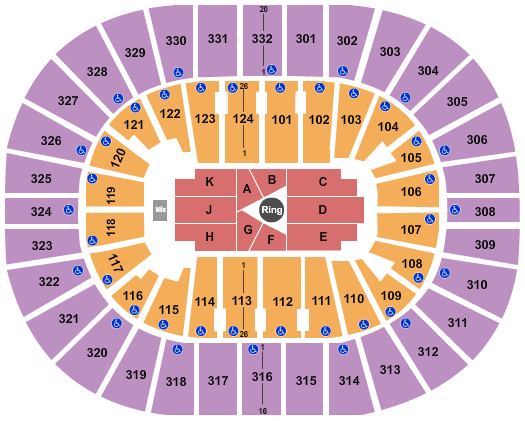 Smoothie King Center Jim Gaffigan Seating Chart